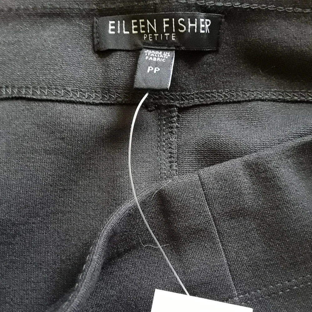Eileen Fisher women charcoal knit pencil skirt size PP New